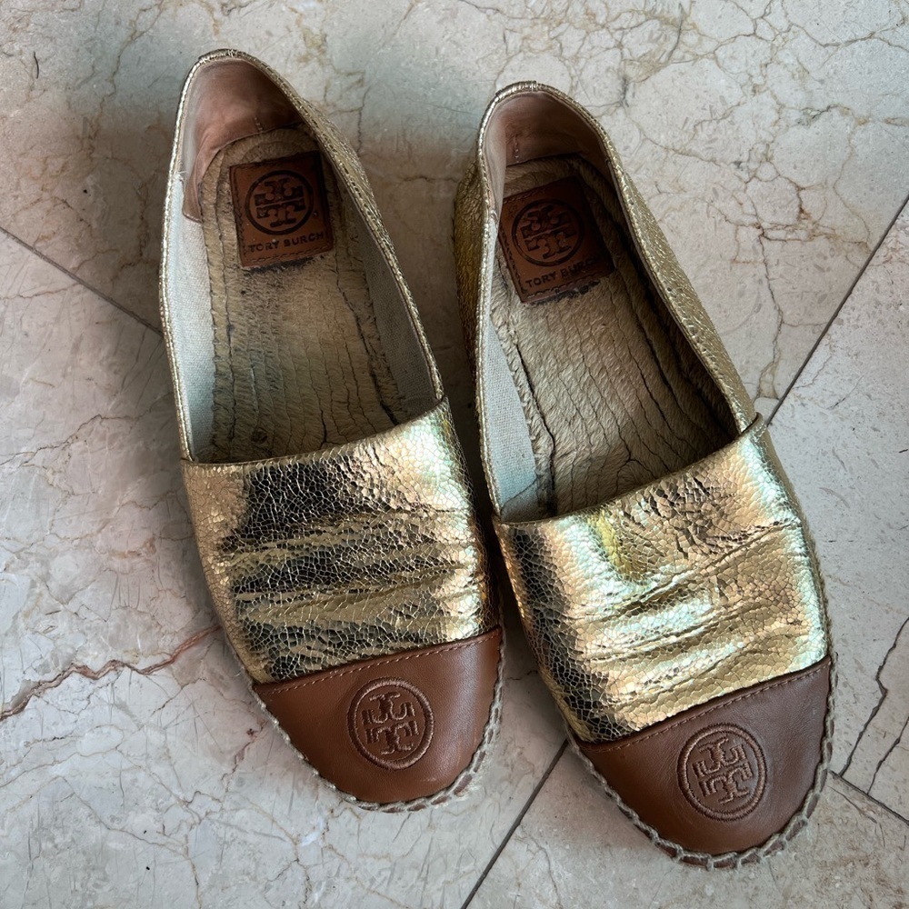 Tory Burch Cap Toe Espadrilles USED CONDITION